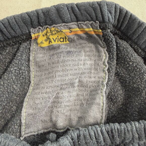 Aviator Nation Sweatpants Womens Small Grey 5 Stripe Joggers Made in USA Rainbow - Picture 3 of 11